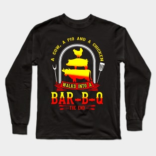 A Pig And A Chicken Long Sleeve T-Shirt